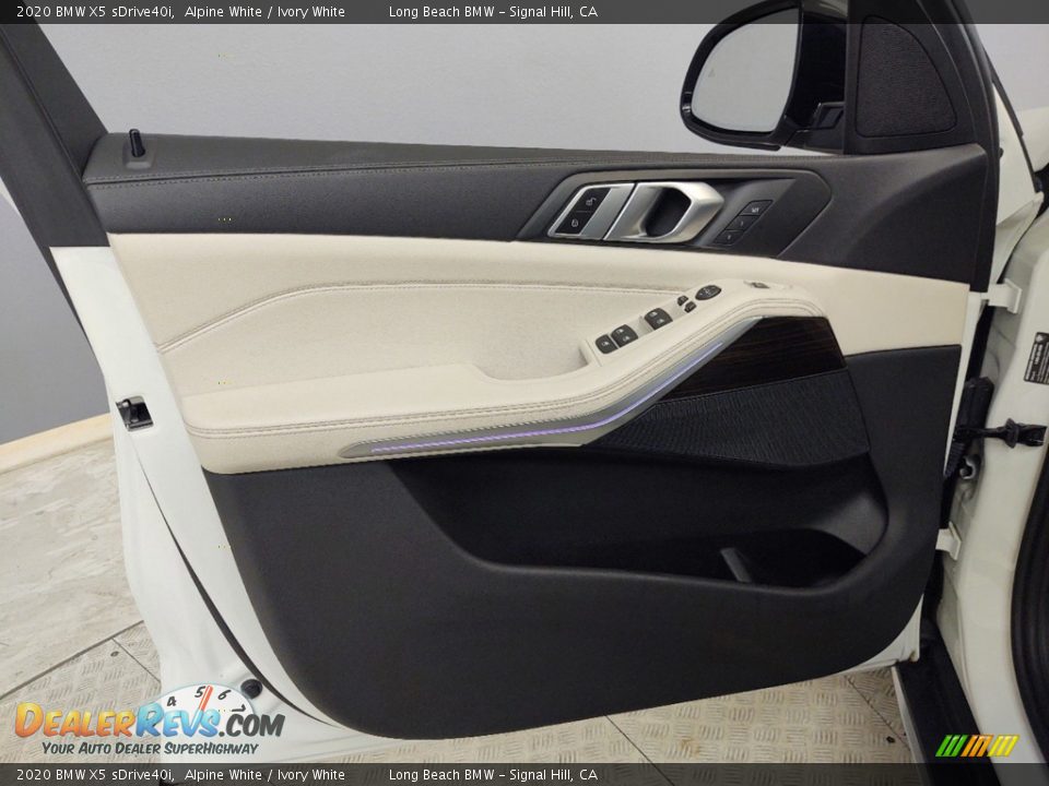 2020 BMW X5 sDrive40i Alpine White / Ivory White Photo #28