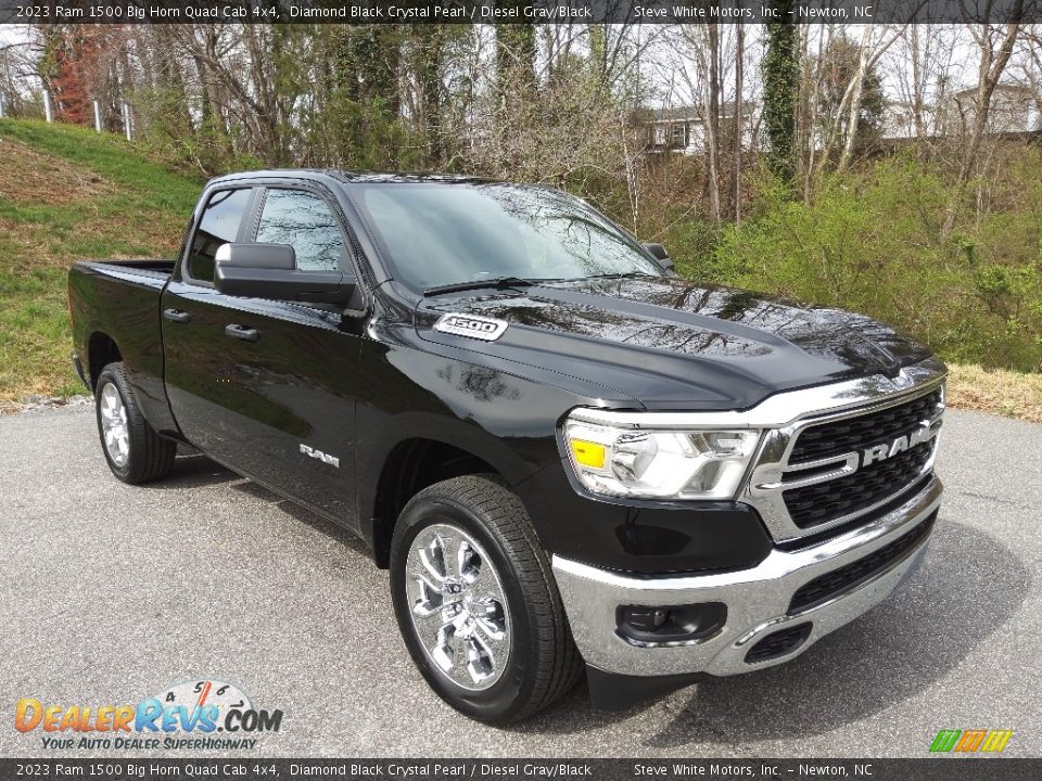 Front 3/4 View of 2023 Ram 1500 Big Horn Quad Cab 4x4 Photo #4