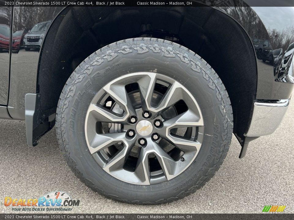 2023 Chevrolet Silverado 1500 LT Crew Cab 4x4 Black / Jet Black Photo #5