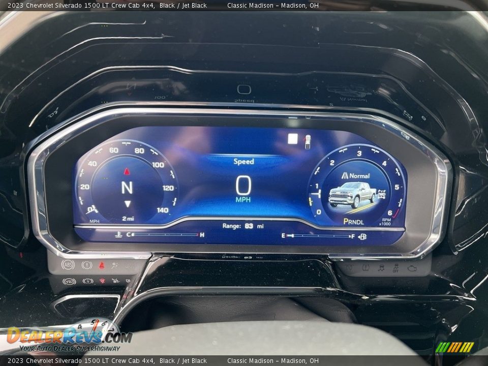 2023 Chevrolet Silverado 1500 LT Crew Cab 4x4 Black / Jet Black Photo #10