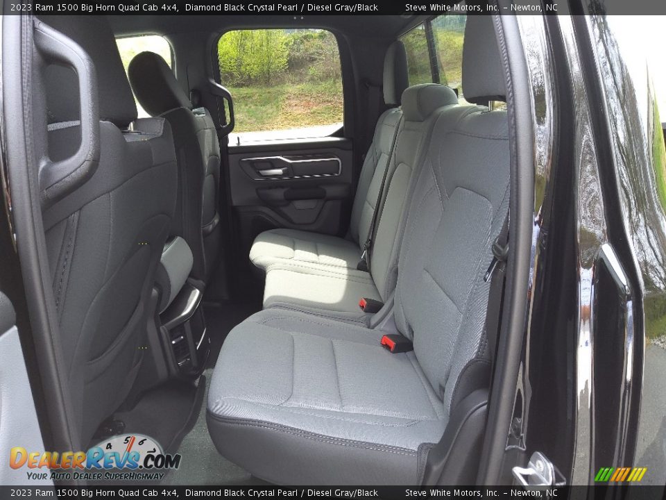 Rear Seat of 2023 Ram 1500 Big Horn Quad Cab 4x4 Photo #14