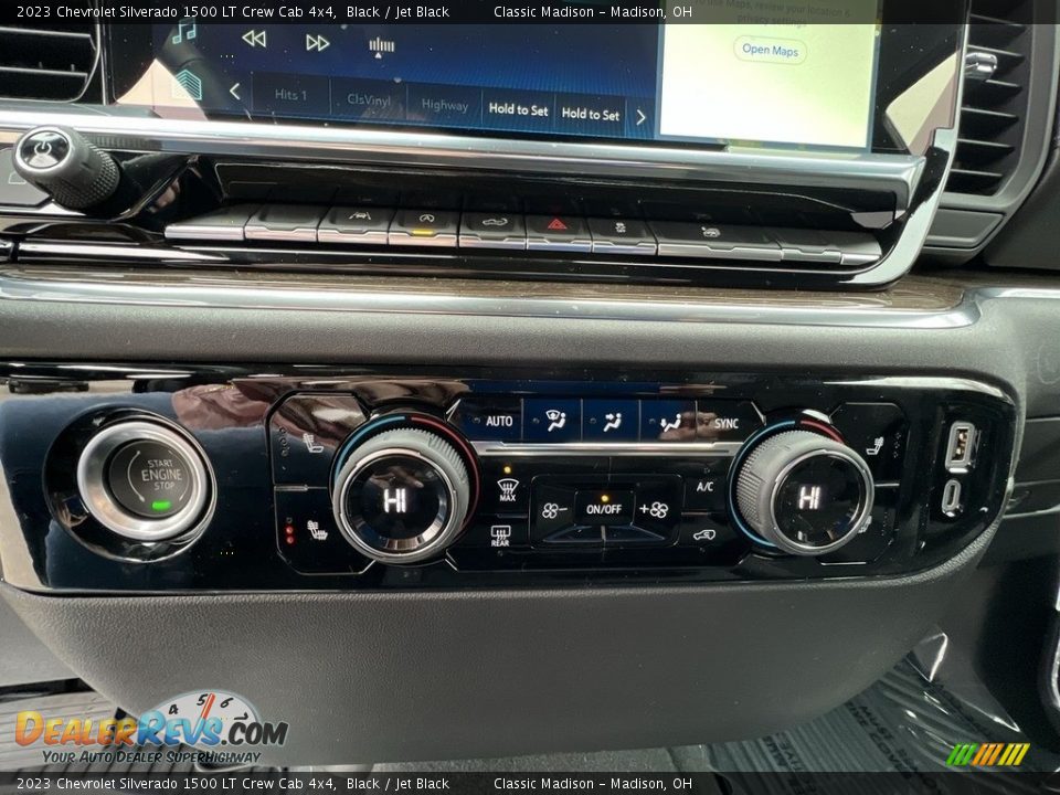 2023 Chevrolet Silverado 1500 LT Crew Cab 4x4 Black / Jet Black Photo #13