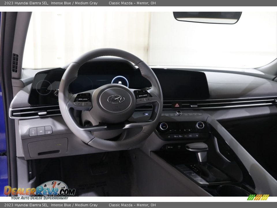 2023 Hyundai Elantra SEL Intense Blue / Medium Gray Photo #6