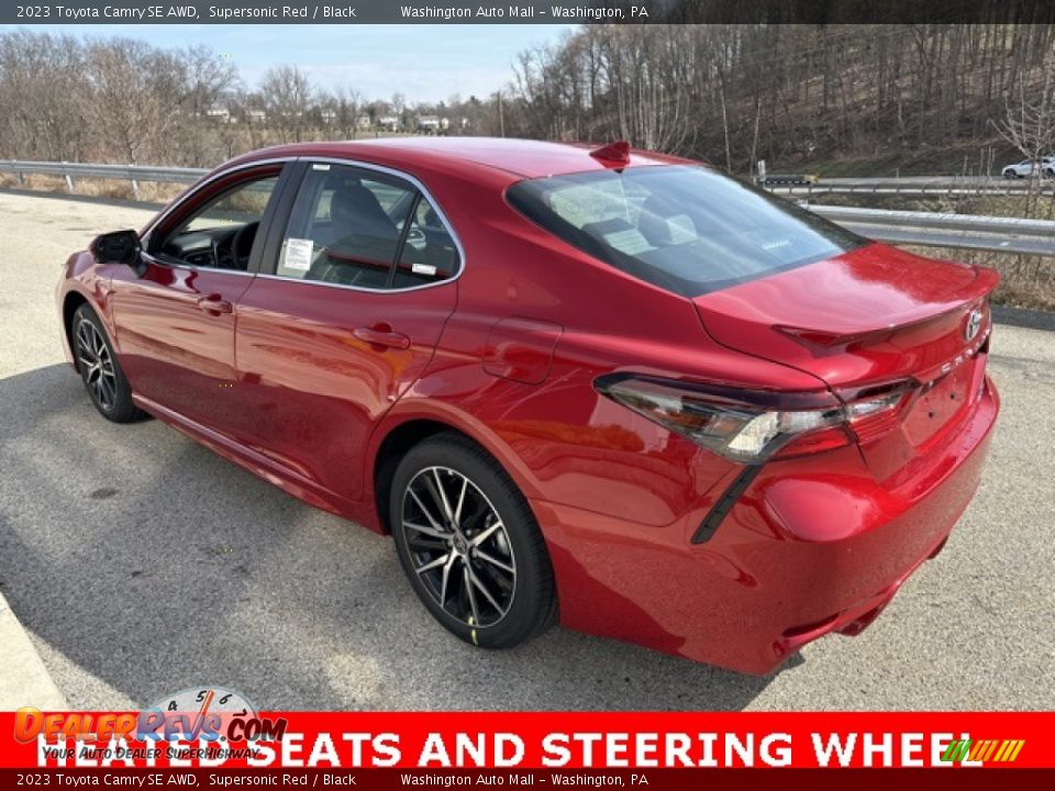 2023 Toyota Camry SE AWD Supersonic Red / Black Photo #2