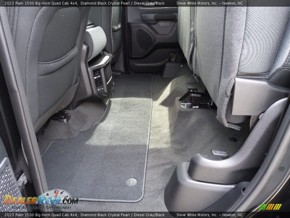 Rear Seat of 2023 Ram 1500 Big Horn Quad Cab 4x4 Photo #15