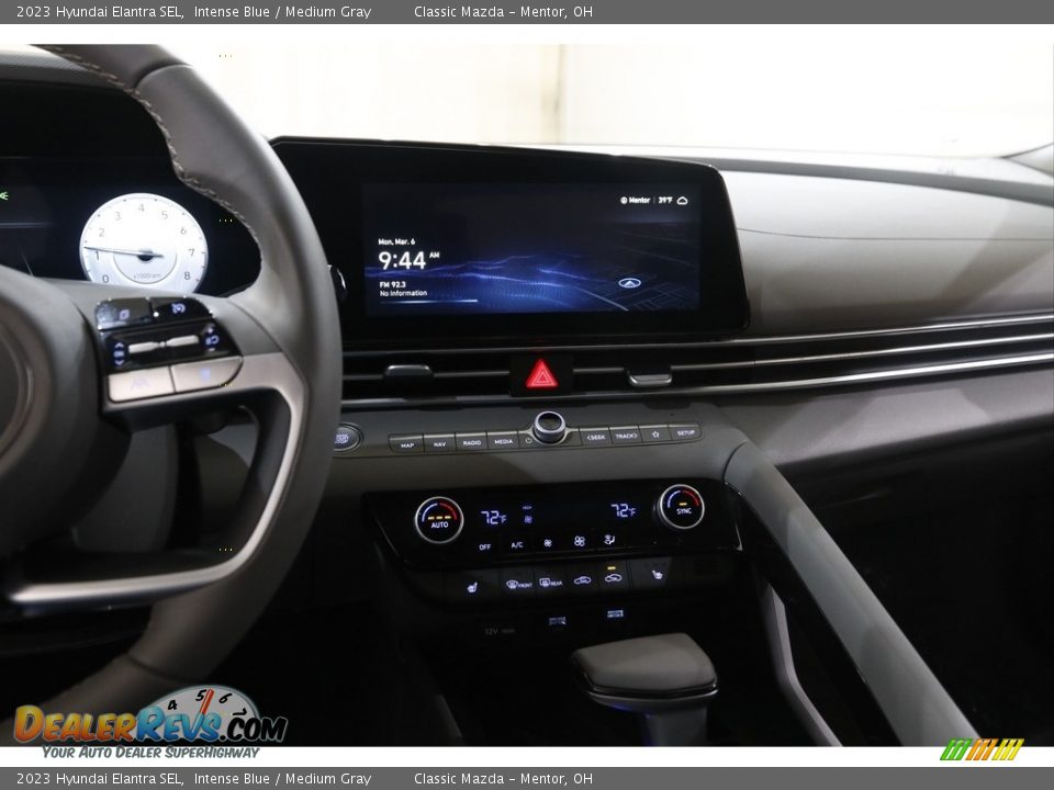 2023 Hyundai Elantra SEL Intense Blue / Medium Gray Photo #9