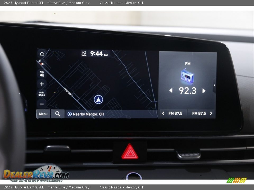 2023 Hyundai Elantra SEL Intense Blue / Medium Gray Photo #10