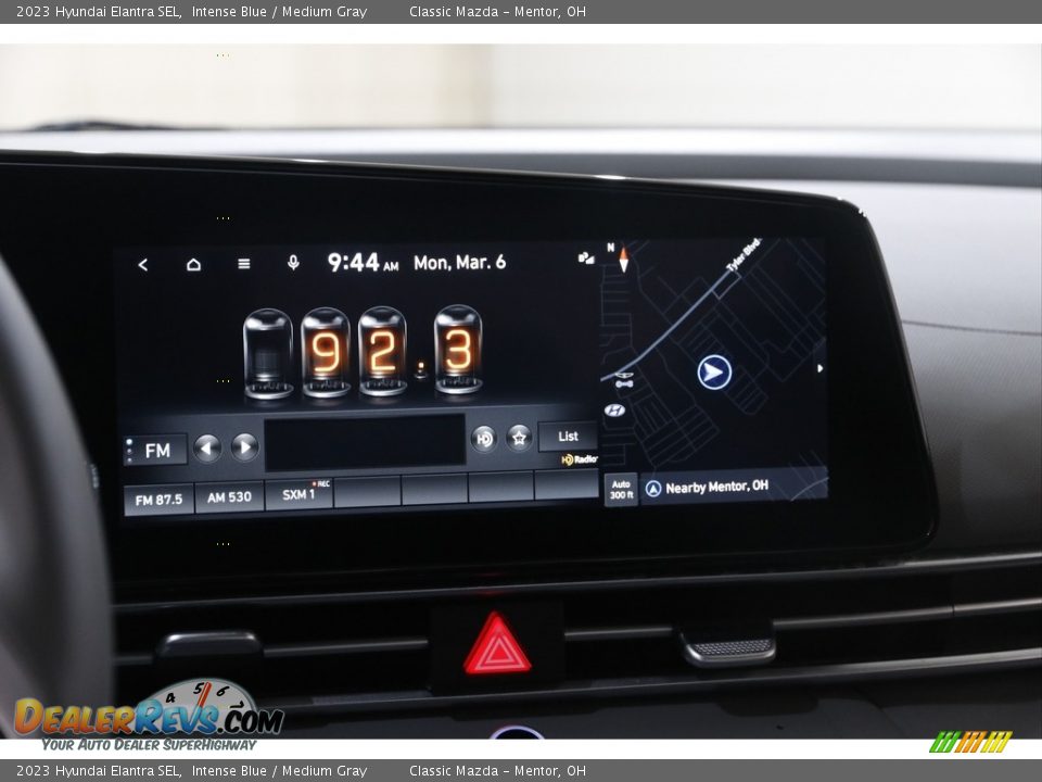 2023 Hyundai Elantra SEL Intense Blue / Medium Gray Photo #11