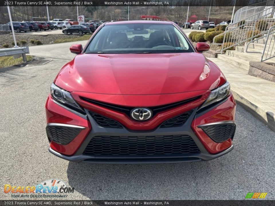 2023 Toyota Camry SE AWD Supersonic Red / Black Photo #6