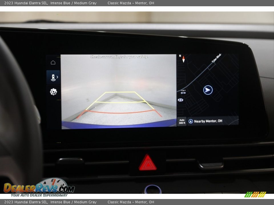 2023 Hyundai Elantra SEL Intense Blue / Medium Gray Photo #13