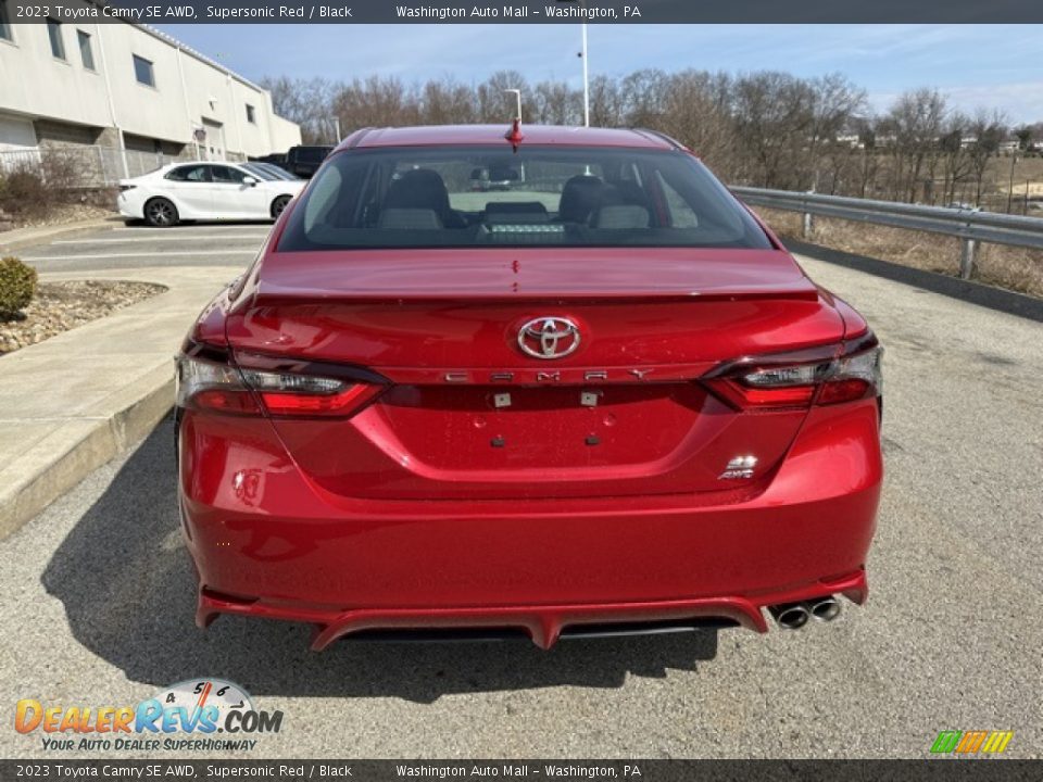 2023 Toyota Camry SE AWD Supersonic Red / Black Photo #8