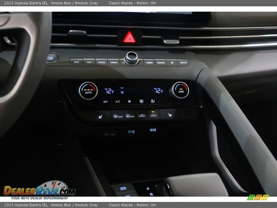 2023 Hyundai Elantra SEL Intense Blue / Medium Gray Photo #14