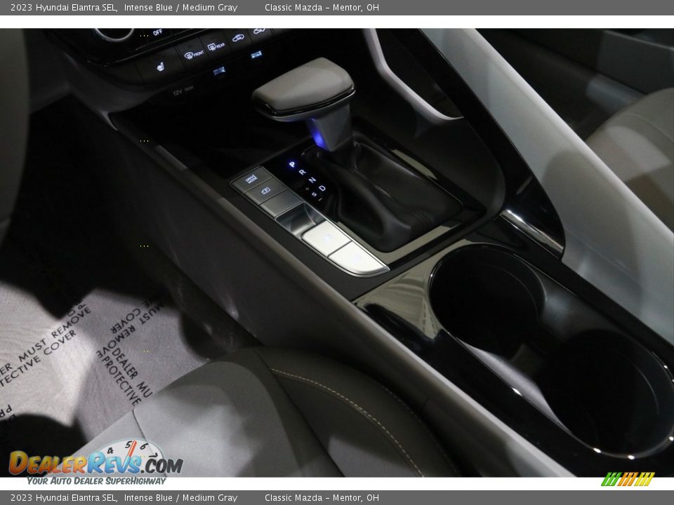 2023 Hyundai Elantra SEL Intense Blue / Medium Gray Photo #15