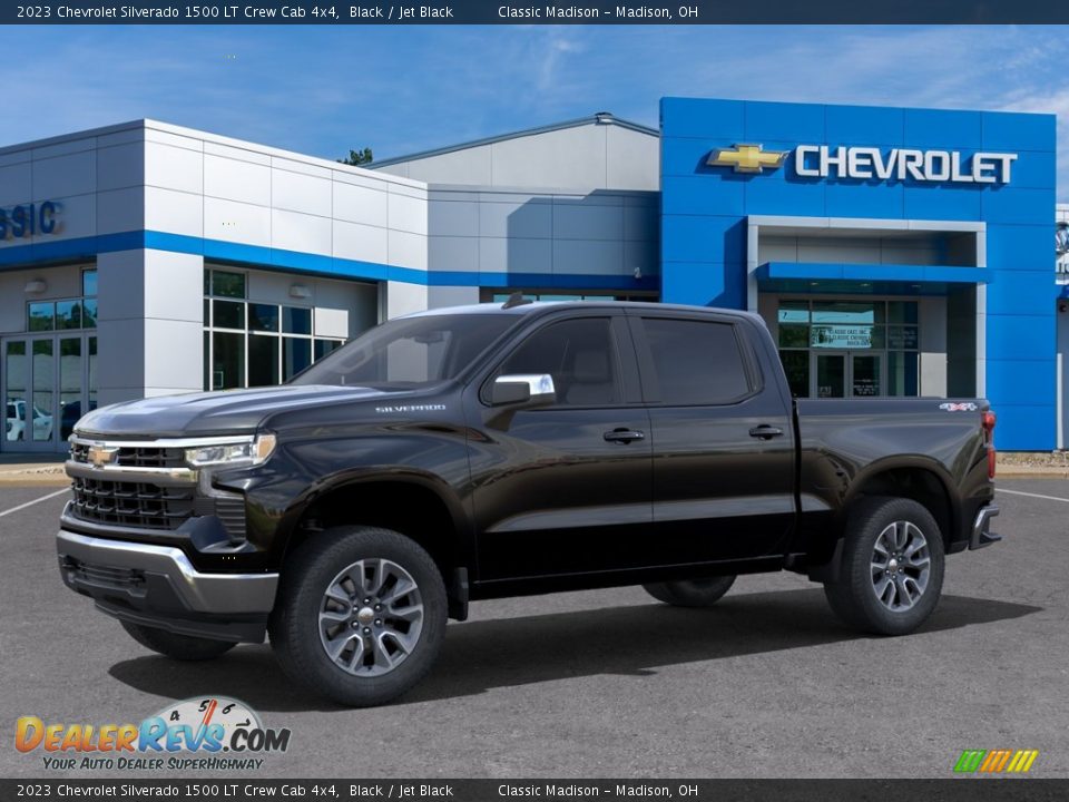 2023 Chevrolet Silverado 1500 LT Crew Cab 4x4 Black / Jet Black Photo #21