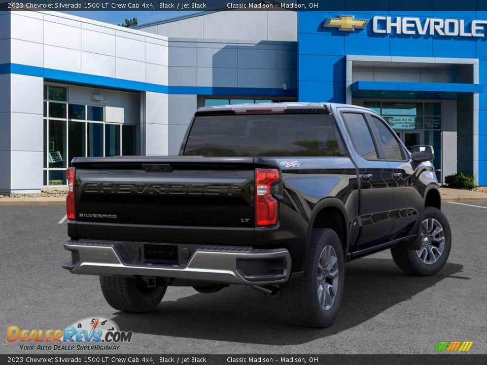 2023 Chevrolet Silverado 1500 LT Crew Cab 4x4 Black / Jet Black Photo #23