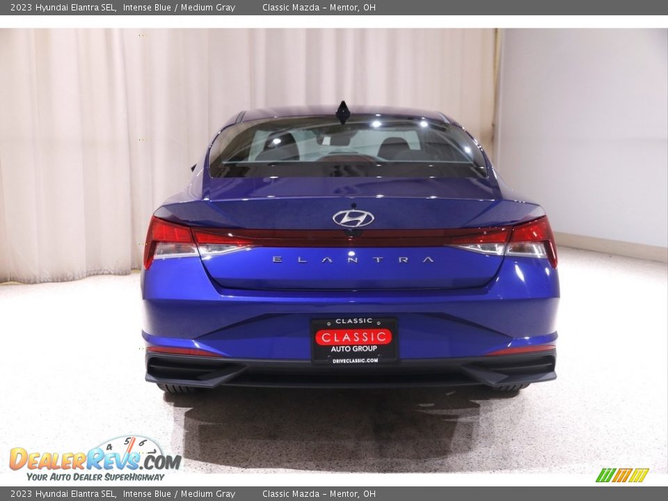 2023 Hyundai Elantra SEL Intense Blue / Medium Gray Photo #19