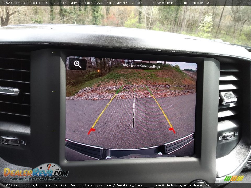 2023 Ram 1500 Big Horn Quad Cab 4x4 Diamond Black Crystal Pearl / Diesel Gray/Black Photo #24