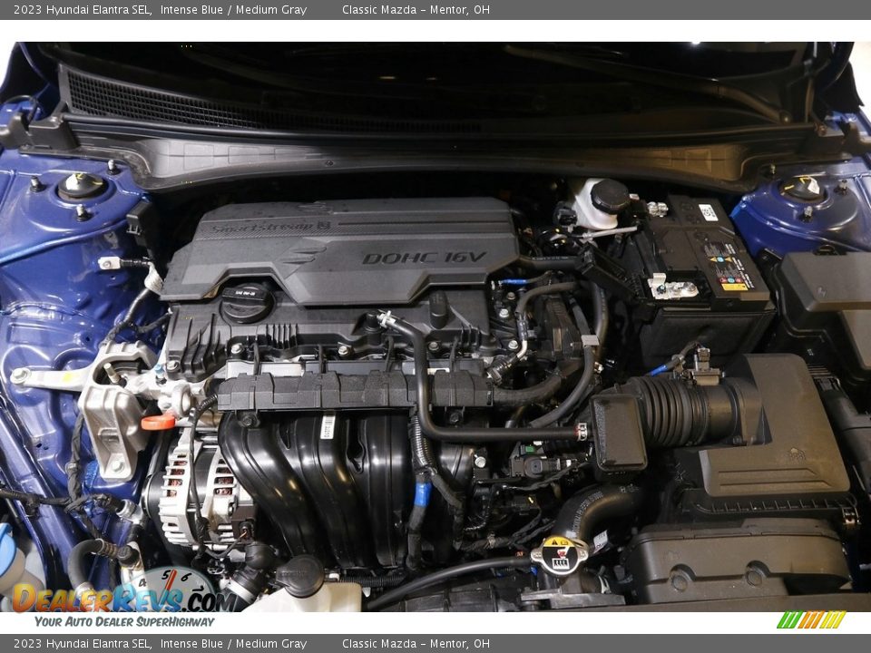 2023 Hyundai Elantra SEL Intense Blue / Medium Gray Photo #20