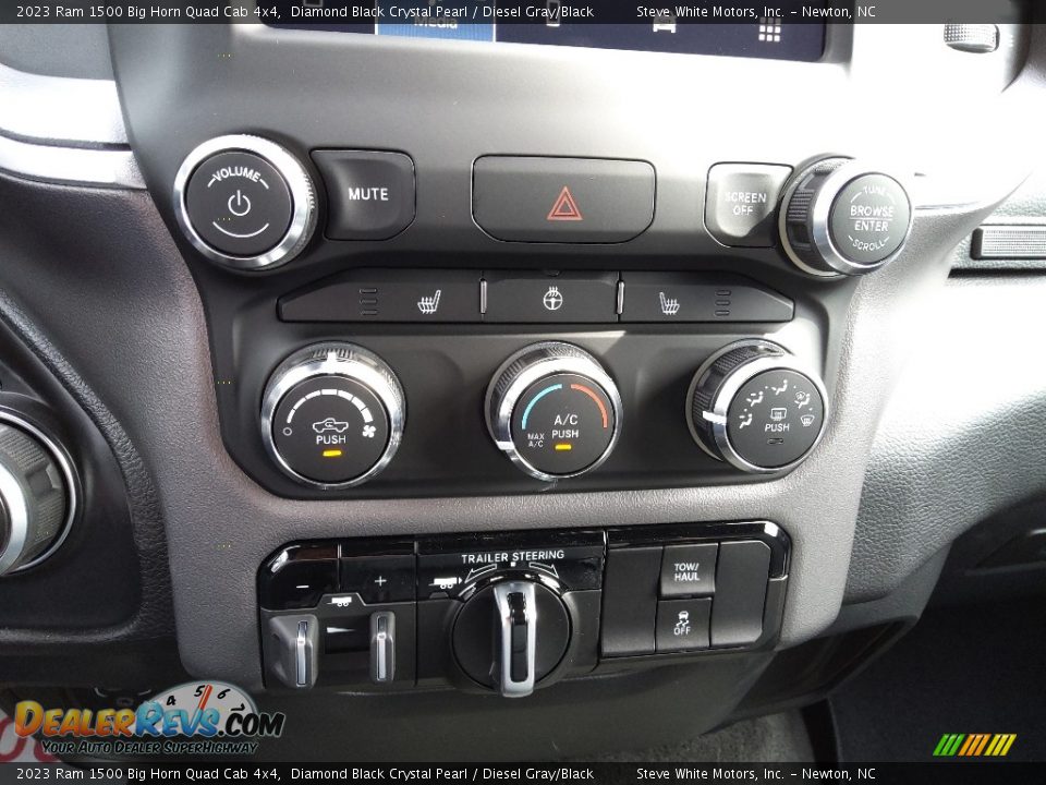 Controls of 2023 Ram 1500 Big Horn Quad Cab 4x4 Photo #25