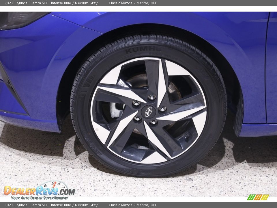 2023 Hyundai Elantra SEL Intense Blue / Medium Gray Photo #21