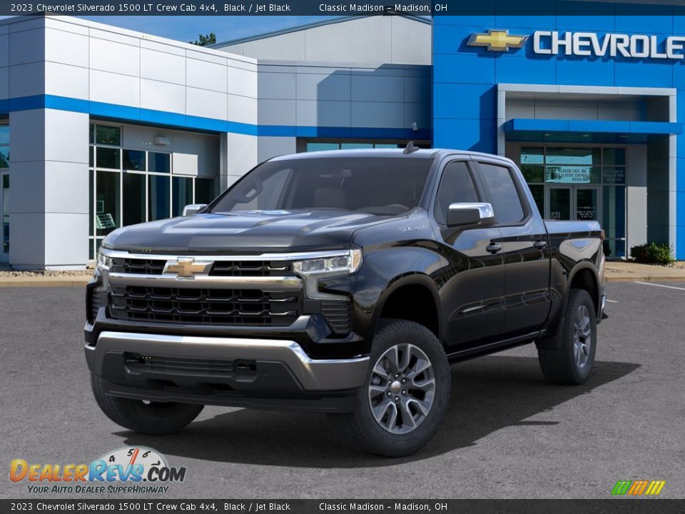 2023 Chevrolet Silverado 1500 LT Crew Cab 4x4 Black / Jet Black Photo #25