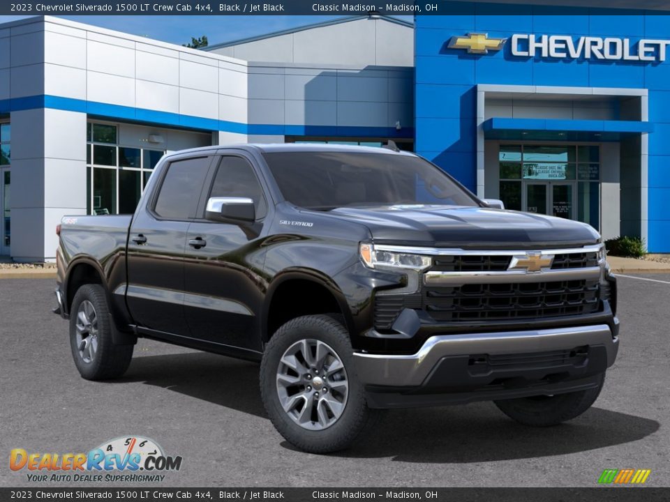 2023 Chevrolet Silverado 1500 LT Crew Cab 4x4 Black / Jet Black Photo #26