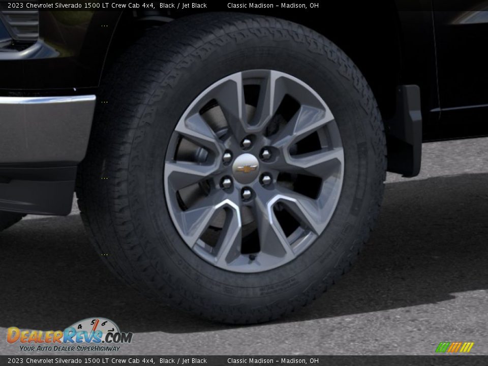 2023 Chevrolet Silverado 1500 LT Crew Cab 4x4 Black / Jet Black Photo #28
