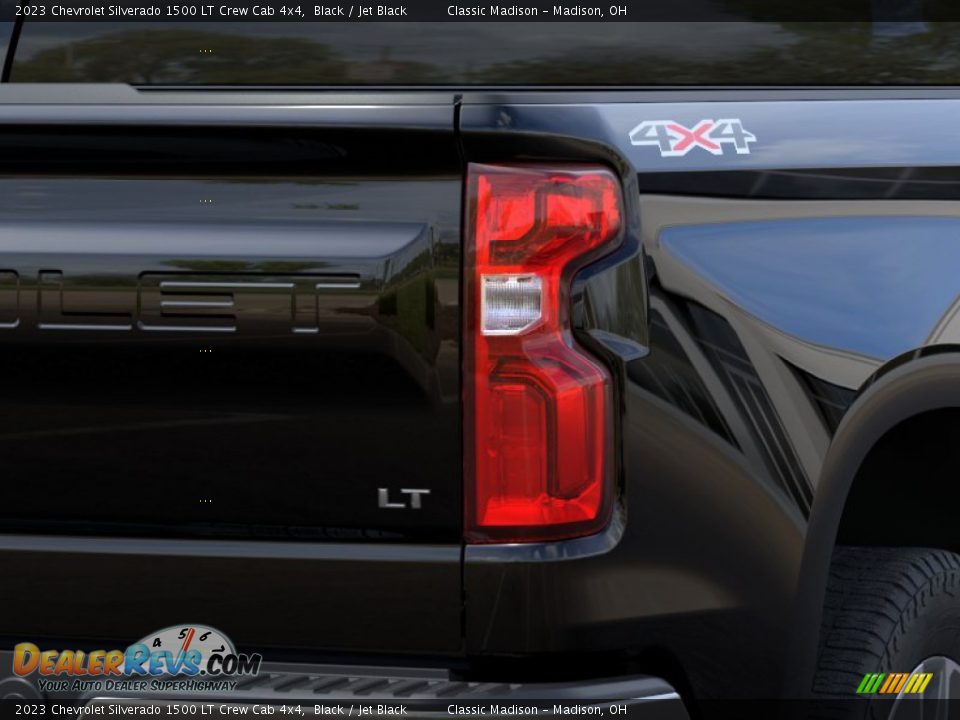 2023 Chevrolet Silverado 1500 LT Crew Cab 4x4 Black / Jet Black Photo #30