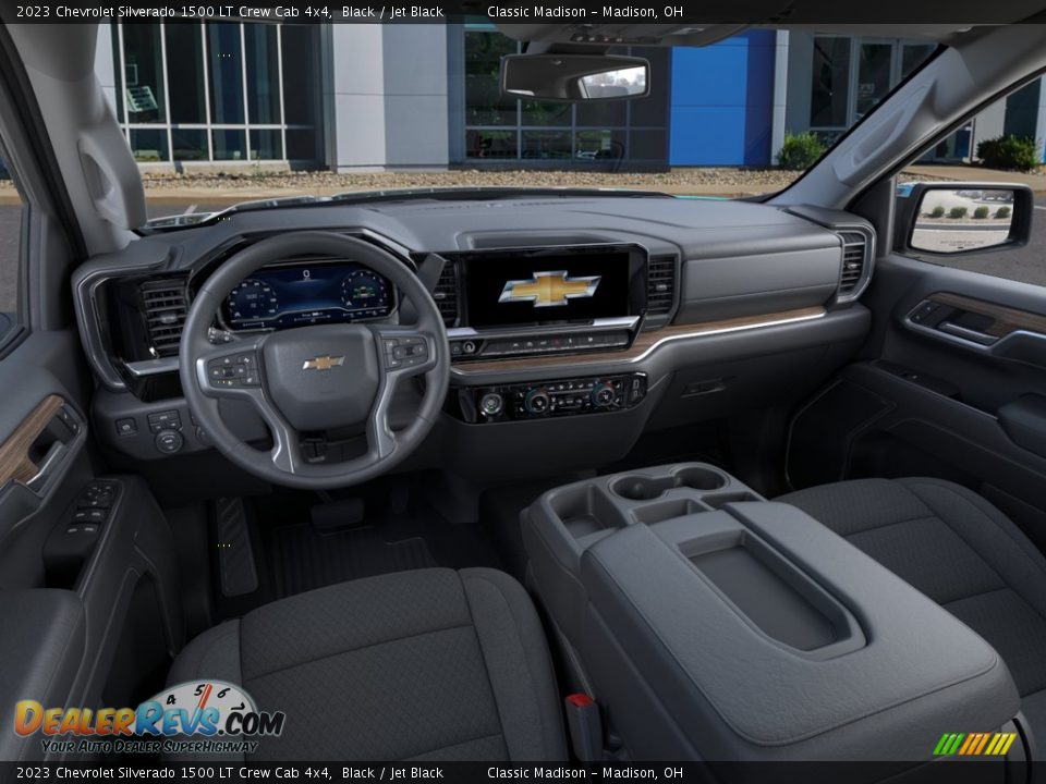 2023 Chevrolet Silverado 1500 LT Crew Cab 4x4 Black / Jet Black Photo #34