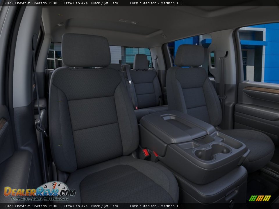 2023 Chevrolet Silverado 1500 LT Crew Cab 4x4 Black / Jet Black Photo #35
