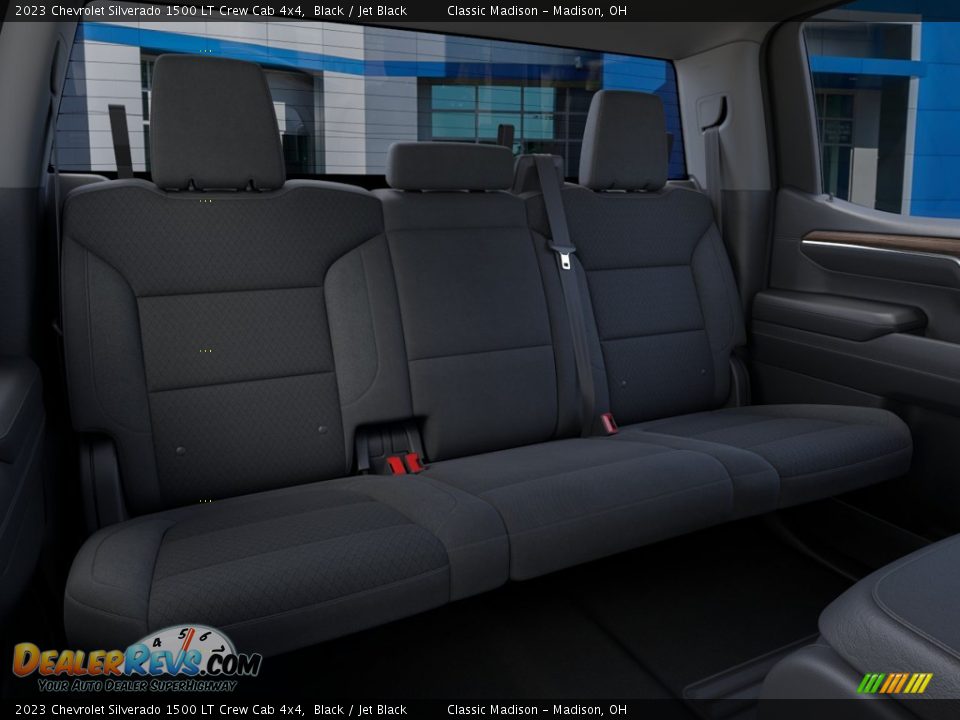 2023 Chevrolet Silverado 1500 LT Crew Cab 4x4 Black / Jet Black Photo #36