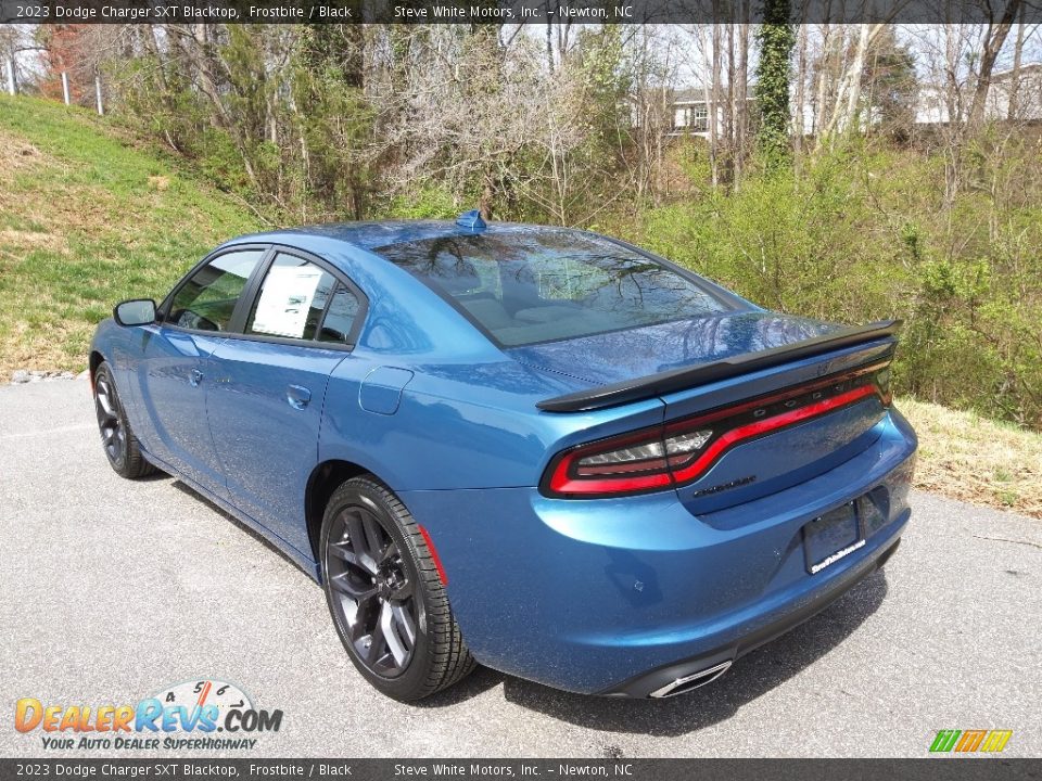 2023 Dodge Charger SXT Blacktop Frostbite / Black Photo #8