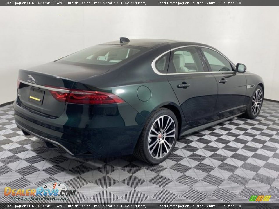 2023 Jaguar XF R-Dynamic SE AWD British Racing Green Metallic / Lt Oyster/Ebony Photo #2