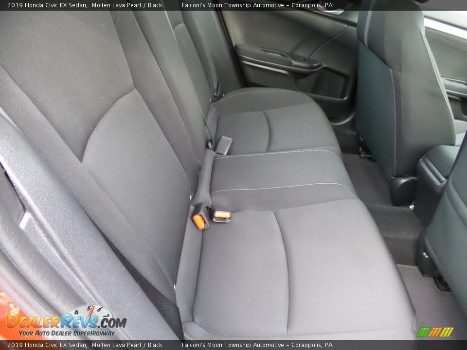 2019 Honda Civic EX Sedan Molten Lava Pearl / Black Photo #16