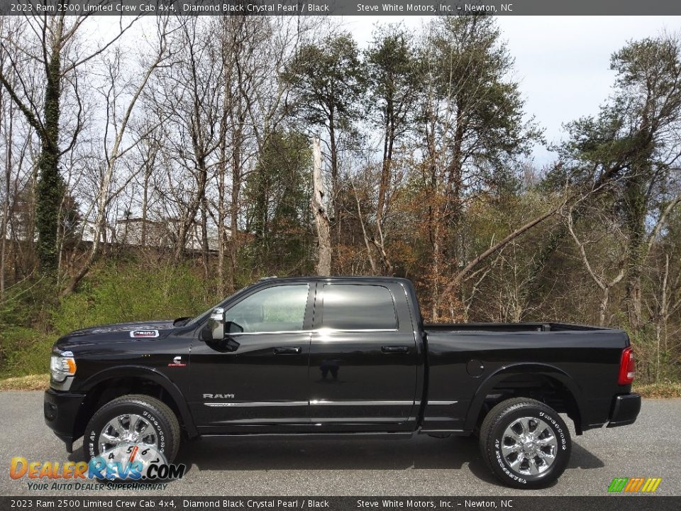 2023 Ram 2500 Limited Crew Cab 4x4 Diamond Black Crystal Pearl / Black Photo #1