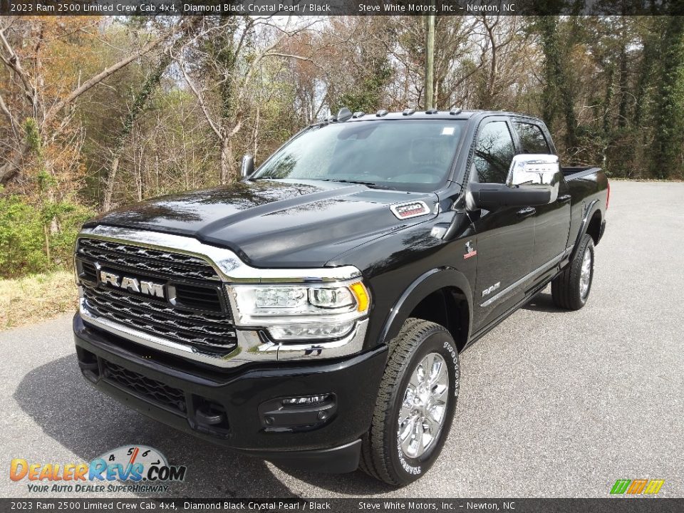 2023 Ram 2500 Limited Crew Cab 4x4 Diamond Black Crystal Pearl / Black Photo #2