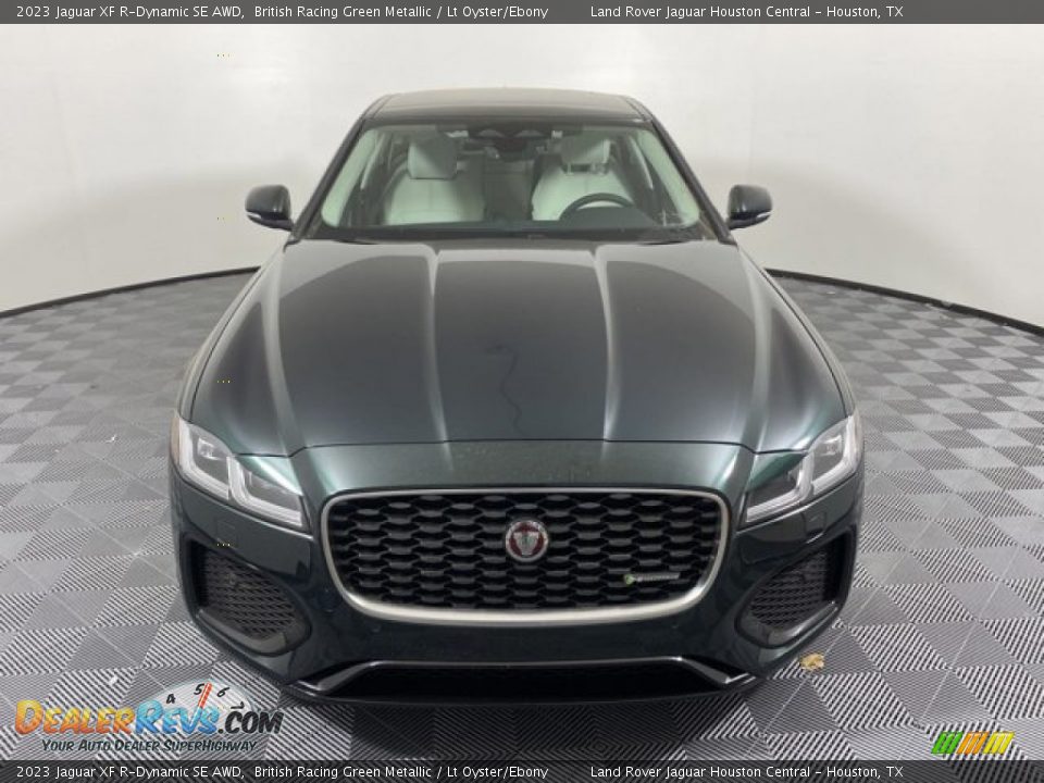 2023 Jaguar XF R-Dynamic SE AWD British Racing Green Metallic / Lt Oyster/Ebony Photo #8