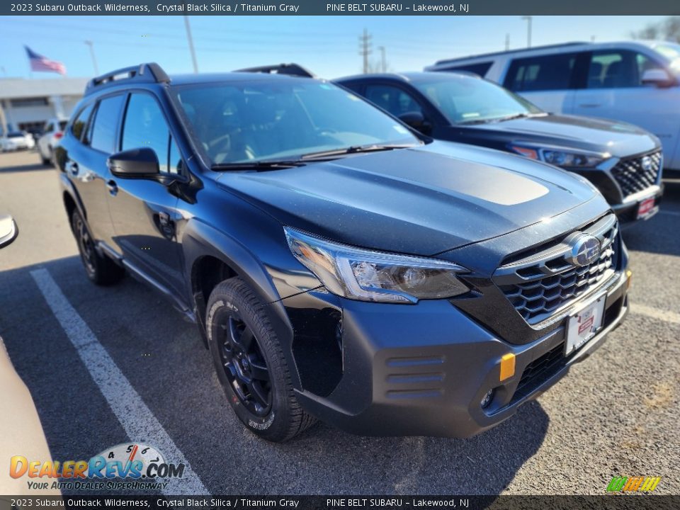 2023 Subaru Outback Wilderness Crystal Black Silica / Titanium Gray Photo #3