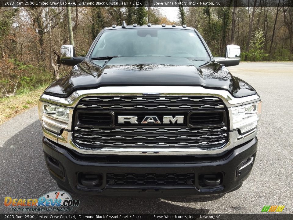 2023 Ram 2500 Limited Crew Cab 4x4 Diamond Black Crystal Pearl / Black Photo #4