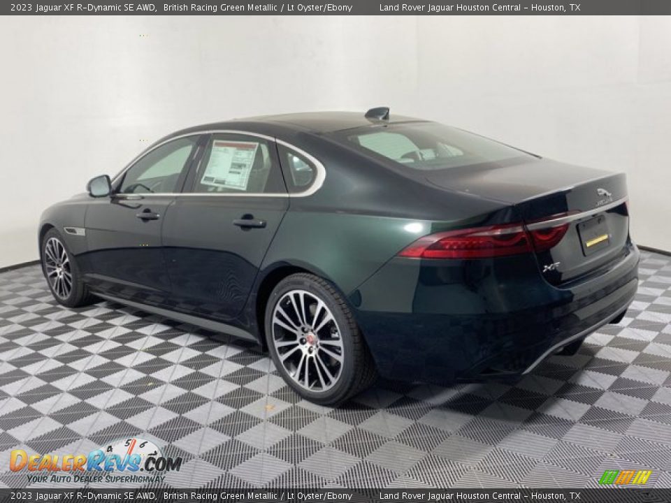 2023 Jaguar XF R-Dynamic SE AWD British Racing Green Metallic / Lt Oyster/Ebony Photo #10