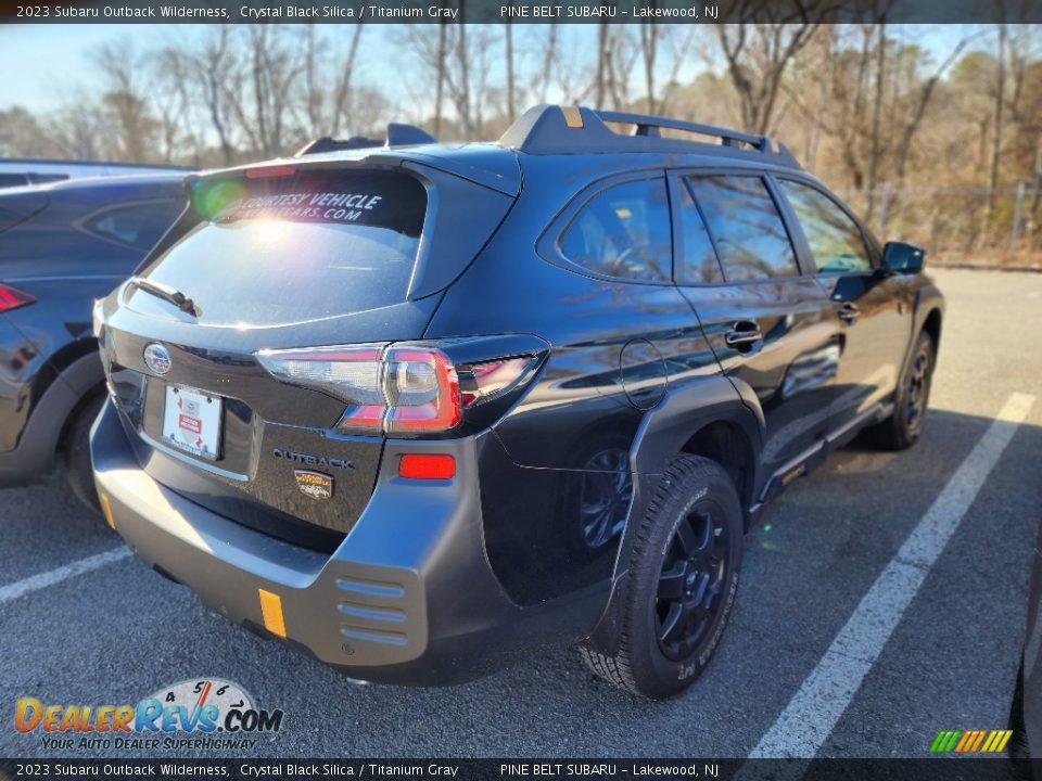 2023 Subaru Outback Wilderness Crystal Black Silica / Titanium Gray Photo #7