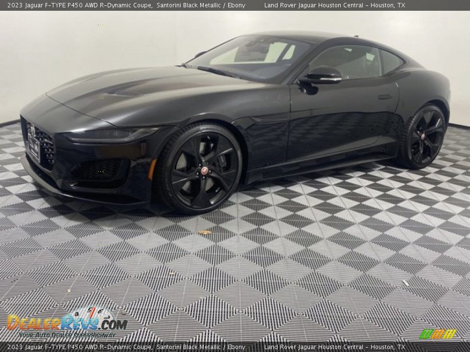 2023 Jaguar F-TYPE P450 AWD R-Dynamic Coupe Santorini Black Metallic / Ebony Photo #1