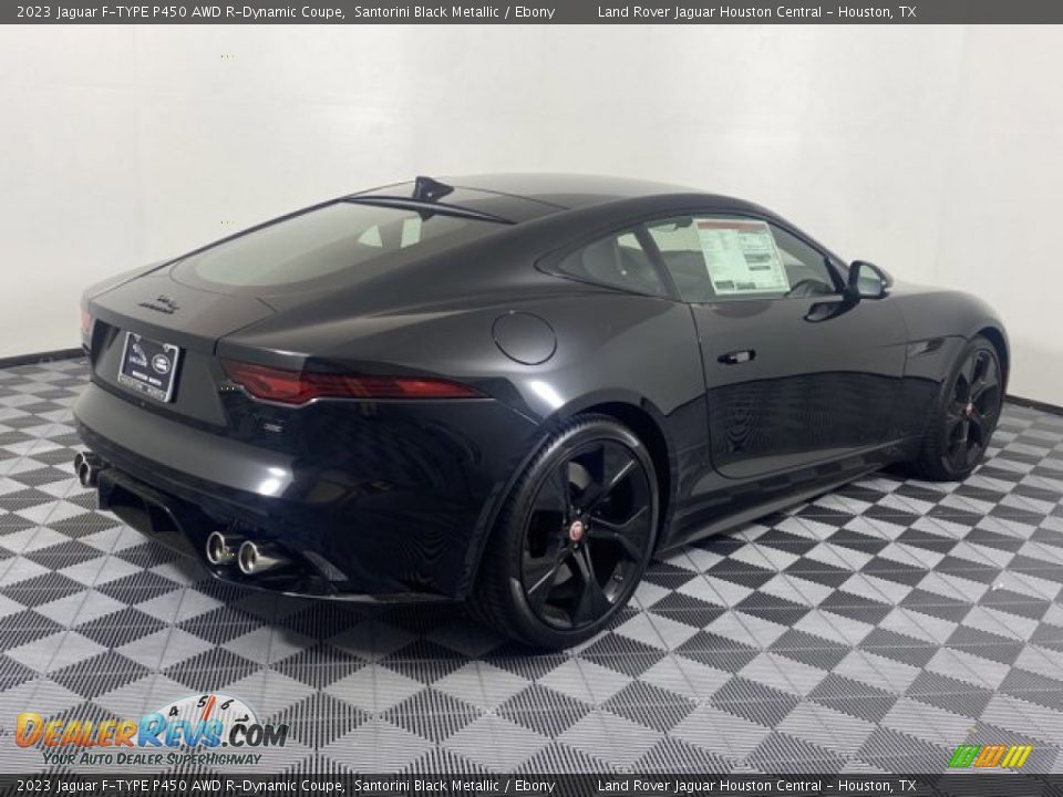 2023 Jaguar F-TYPE P450 AWD R-Dynamic Coupe Santorini Black Metallic / Ebony Photo #2