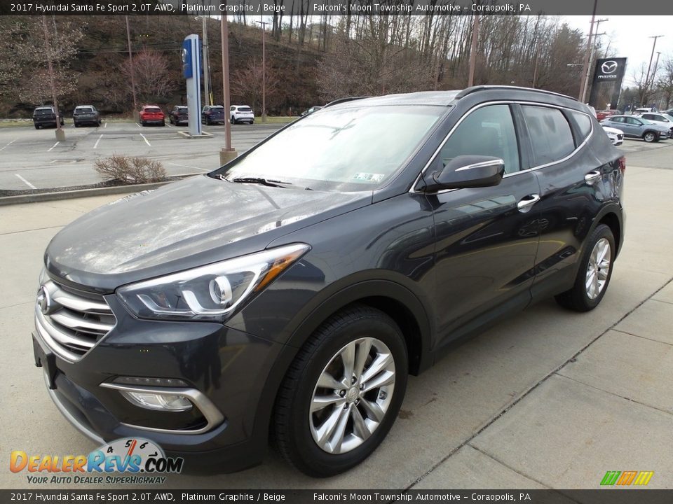 Front 3/4 View of 2017 Hyundai Santa Fe Sport 2.0T AWD Photo #7