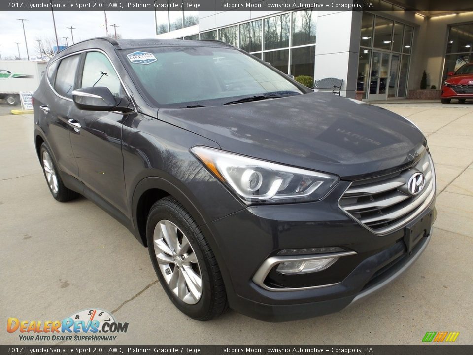 Platinum Graphite 2017 Hyundai Santa Fe Sport 2.0T AWD Photo #9