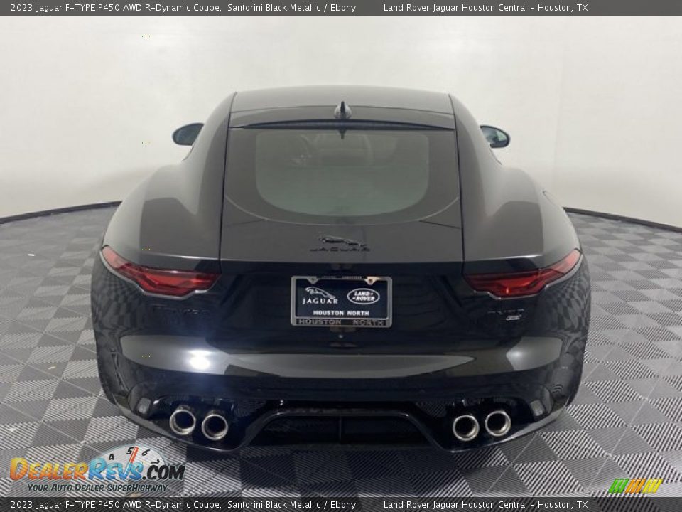 2023 Jaguar F-TYPE P450 AWD R-Dynamic Coupe Santorini Black Metallic / Ebony Photo #6