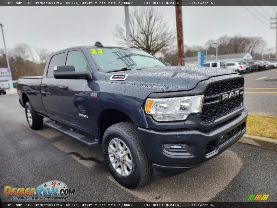 2022 Ram 2500 Tradesman Crew Cab 4x4 Maximum Steel Metallic / Black Photo #3