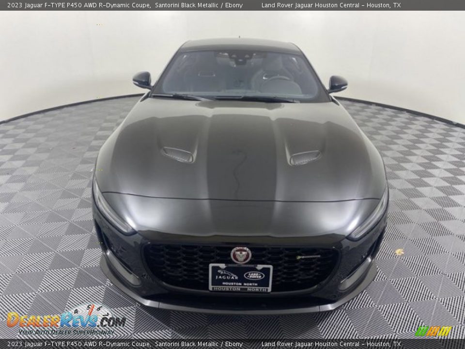 2023 Jaguar F-TYPE P450 AWD R-Dynamic Coupe Santorini Black Metallic / Ebony Photo #7