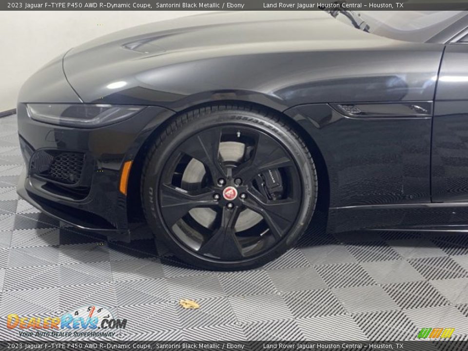 2023 Jaguar F-TYPE P450 AWD R-Dynamic Coupe Santorini Black Metallic / Ebony Photo #8