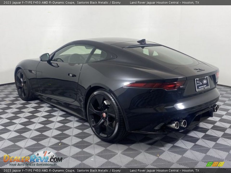 2023 Jaguar F-TYPE P450 AWD R-Dynamic Coupe Santorini Black Metallic / Ebony Photo #9